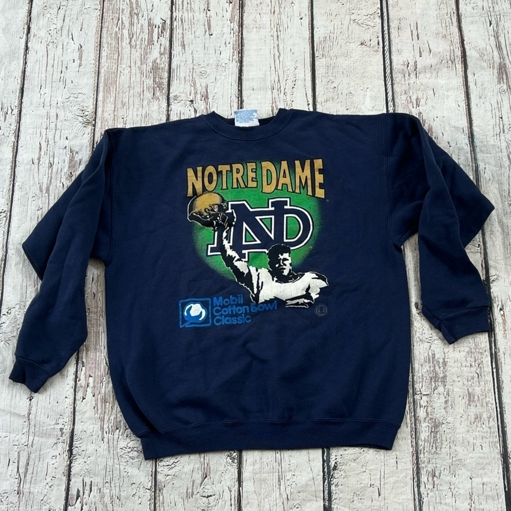 Vintage 1994 University of Notre Dame Fighting Irish 90s College Sweatshirt